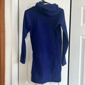 Melanzana S Micro Grid hoodie dress